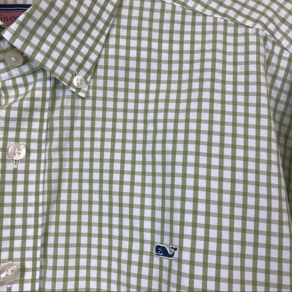 Vineyard Vines Slim Fit Whale Button Down Shirt Men’s Size L - Picture 3 of 9